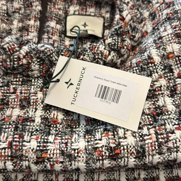 Tuckernuck Tweed Mini Dress - Red, Black, White - Picture 9 of 12